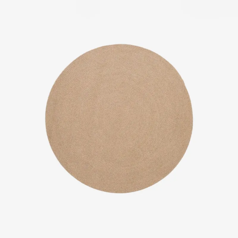 Alfombra Despas en fibras sintéticas beige Ø150 cm - beige Ø150 cm en Beige - Muebles para el exterior, Uruguay | Kavehome