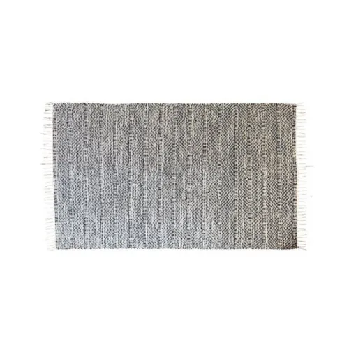 ALFOMBRA 69X114CM JASPEADO FLECOS NATURAL Y NAVY en Multicolor - Textiles, Uruguay | Koz