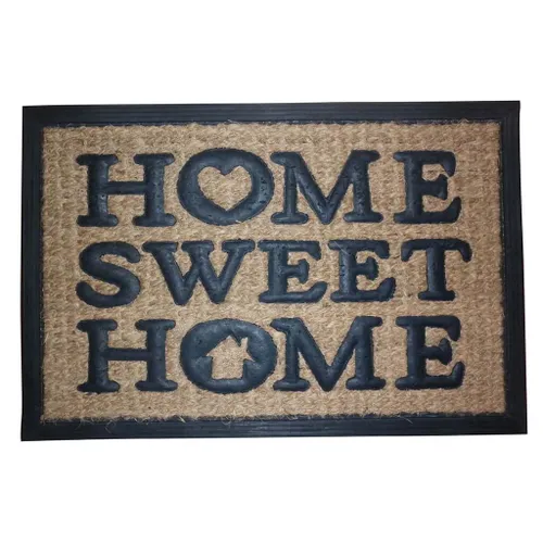 FELPUDO COCO/GOMA 40X60CM H.1CM HOME SWEET HOME - Textiles, Uruguay | Decohogar