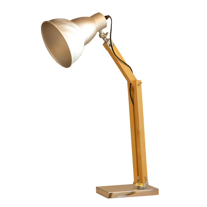 Lámpara Portátil Nórdica - Madera y metal en Madera natural - Lámparas de mesa, Uruguay | Bascuhouse