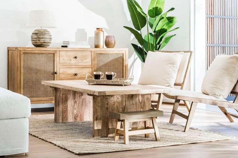 BANCO TAO - SMALL en Madera natural - Butacas, banquetas y puffs, Uruguay | La Iberica, vista 4