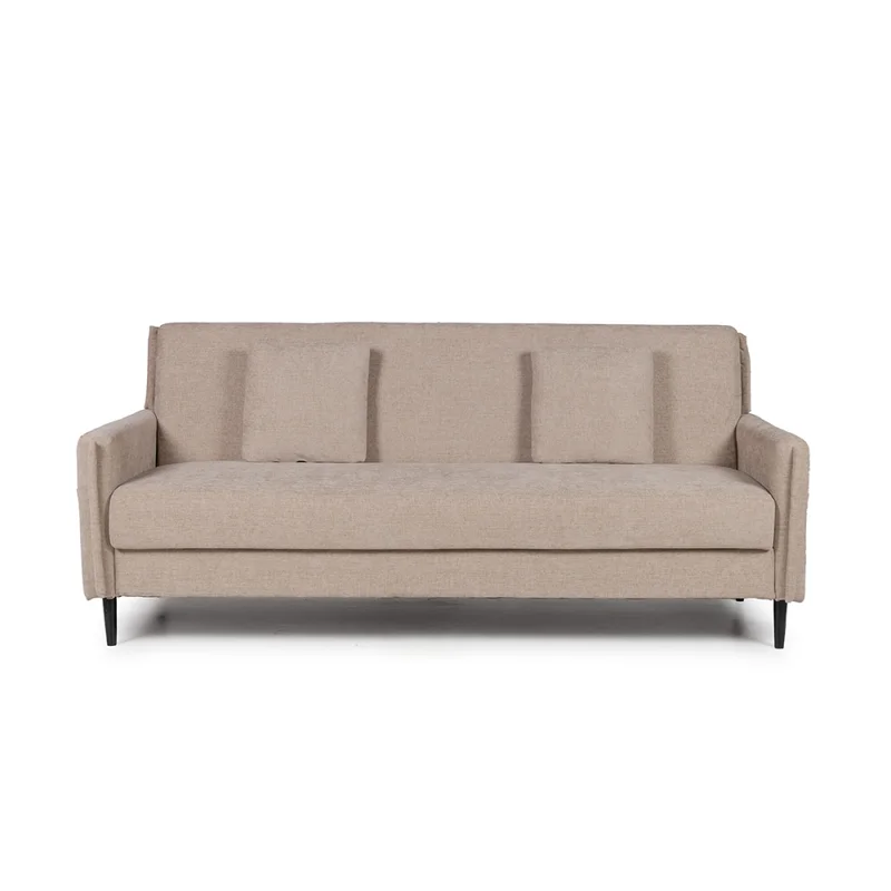 Sofá Cama Calma - Tela Microfibra - 130 (Beige) en Beige - Sillones y sofás, Uruguay | Nyr, vista 4