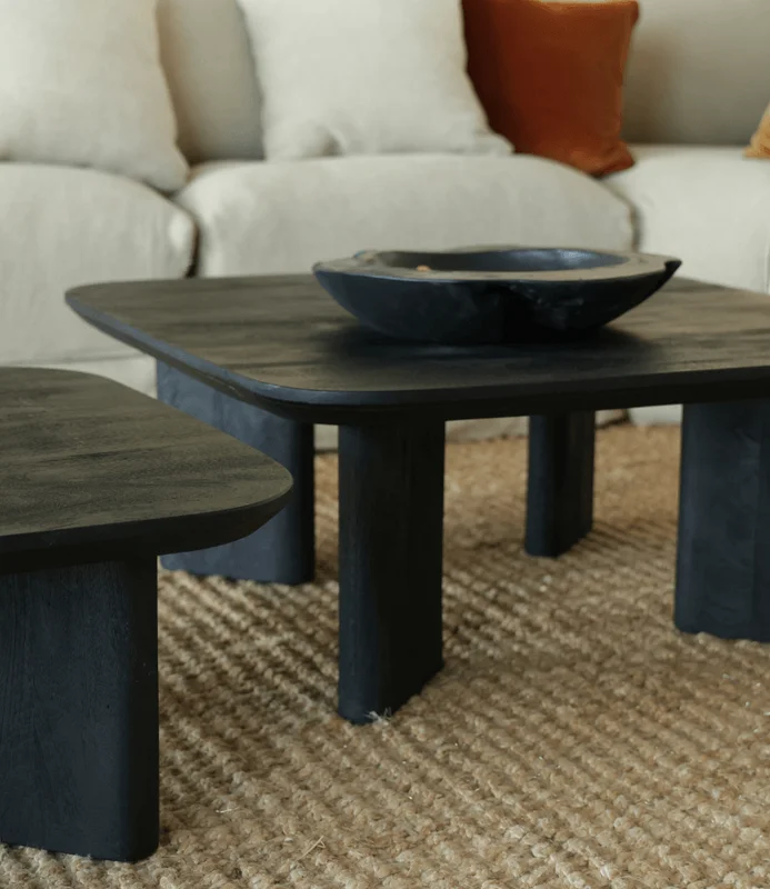 MESA LIVING JULIETA CUADRADA MADERA NEGRA en Negro - Mesas de living, Uruguay | Masinfinito Casa, vista 3