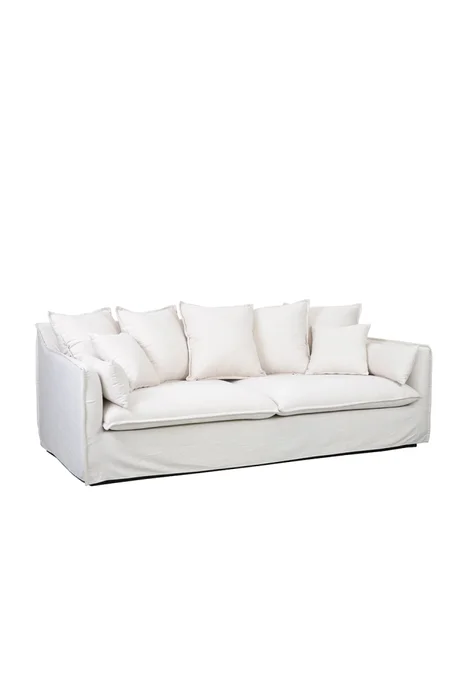 Sofá Hobart, 3 Cuerpos - Crudo / Natural en Madera natural - Sillones y sofás, Uruguay | Indian, vista 3