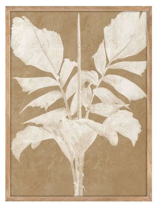 CUADRO PALMA BEIGE 1 – 80 X 60 CMS en Beige - Decoración de pared, Uruguay | La Iberica