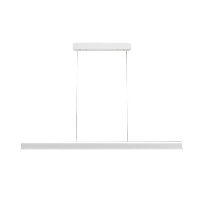 Luminaria Lineal LED Baku 120 cm Blanco en Blanco - Lámparas colgantes, Uruguay | Serlux