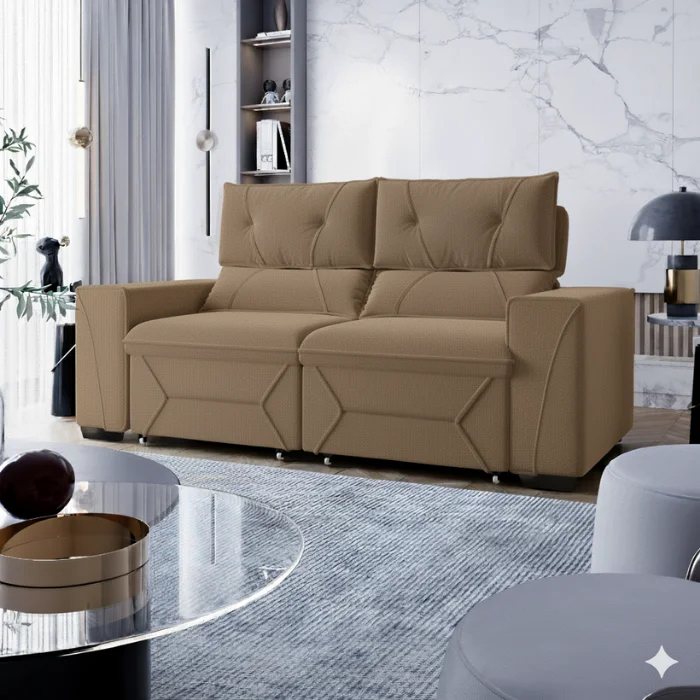 Sofa Dalaman 2,06m en Violeta, Azul Marino, Pena, Linho, Animalle - Sillones y sofás, Uruguay | Casa Brava, vista 5