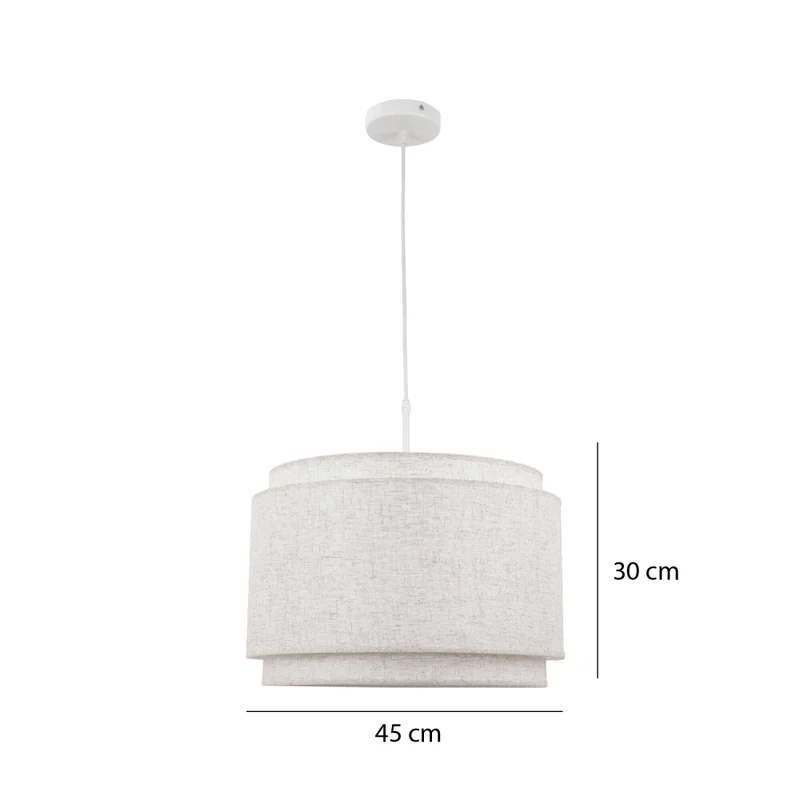 Luminaria Colgante Blitz ø 45 cm en Blanco - Lámparas colgantes, Uruguay | Serlux, vista 7