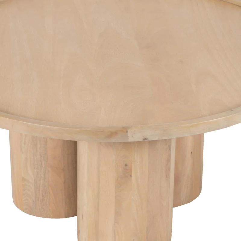 Mesa Ratona Mdf-y-madera Natural-beige Cylinder Natural en Madera natural - Mesas de living, Uruguay | Divino, vista 6