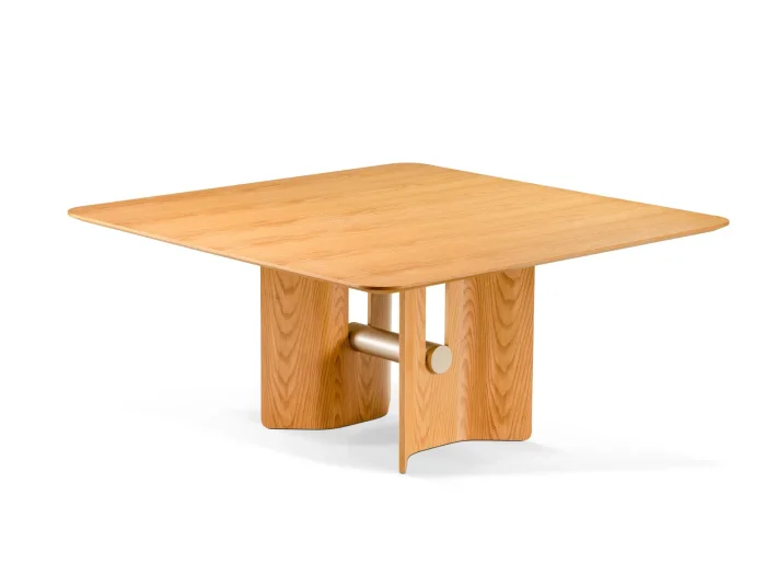 Mesa Scala Cuadrada en Madera natural - Mesas de comedor, Uruguay | Arquetipo