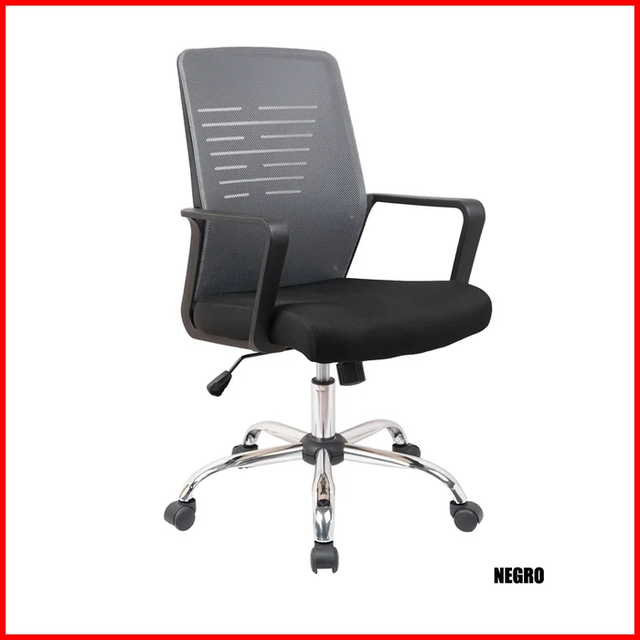 Silla de oficina – Manila 984A en Rojo - Escritorios y sillas de escritorio, Uruguay | Punto Unión, vista 2