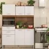 Kit De Cocina Completa 5 Puertas 3 Cajones Y Patas 100% Mdp Blanco en Blanco - Cómodas, Uruguay | Soy Hogar, vista 2 de 6