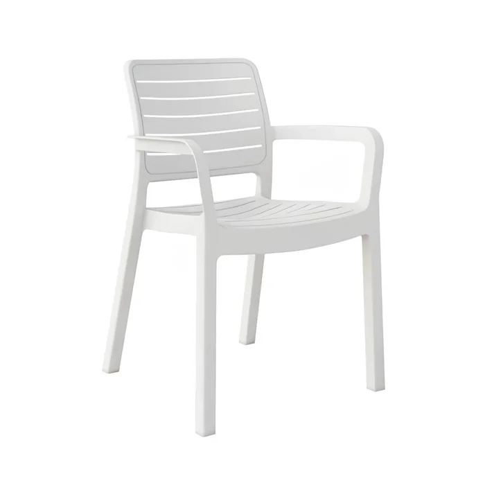Silla de Exterior Miami - Blanco en Blanco - Sillas, Uruguay | Ecowood, vista 2