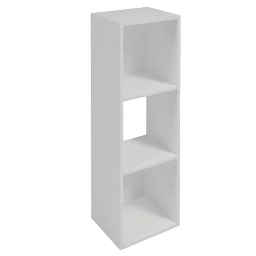 Estanteria 3 Nichos Morris en Blanco - Bibliotecas, Uruguay | Unsi