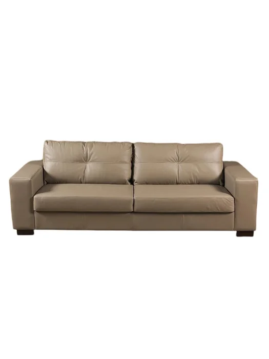 SOFA 100% CUERO - 3 CUERPOS - MODELO DOMINI - AVELLANA OPACO en Marrón - Sillones y sofás, Uruguay | Champagne Home
