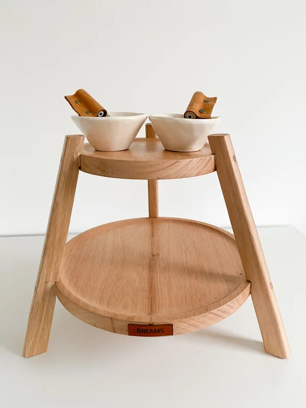 Juego de torre + 2 bowls + 2 espátulas con cuero en Madera natural - Decoración, Uruguay | Dreams On Time, vista 26