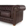Sofá Chesterfield Novo - Cuero Advanced - 3 cuerpos - Havana - (Preventa) en Marrón - Sillones y sofás, Uruguay | NYR, vista 4 de 6