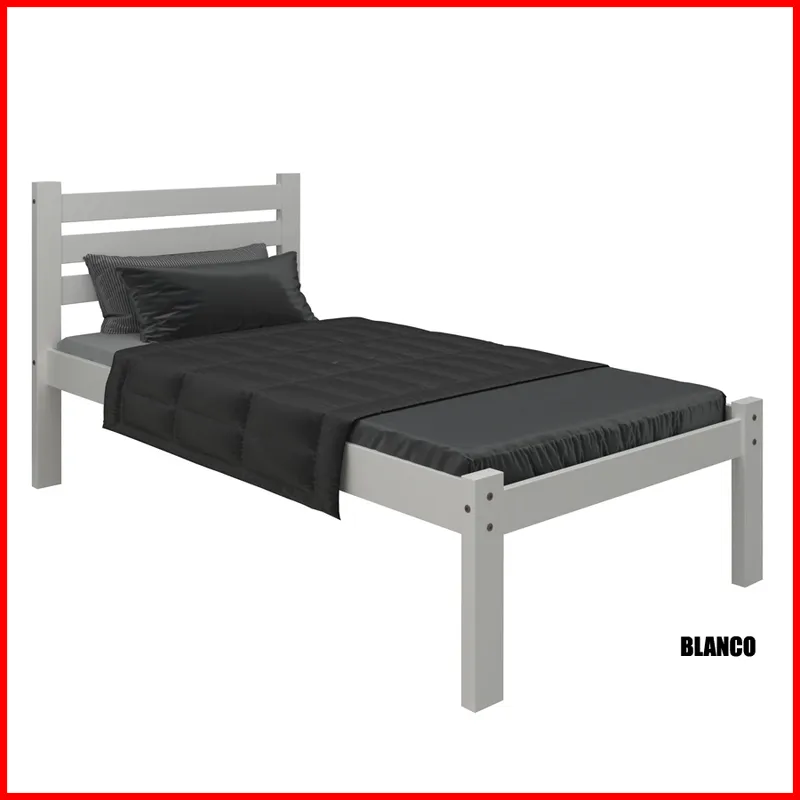 Cama 1 plaza estilo minimalista – 1433.90 - Dormitorio, Uruguay | Punto Unión