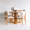 Mesa Minimal Redonda en Madera natural - Mesas de comedor, Uruguay | Fabrica Italiana, vista 1 de 3