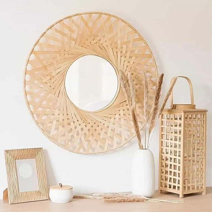 ESPEJO BAMBÚ en Madera natural - Decoración, Uruguay | HomeTouch, vista 2