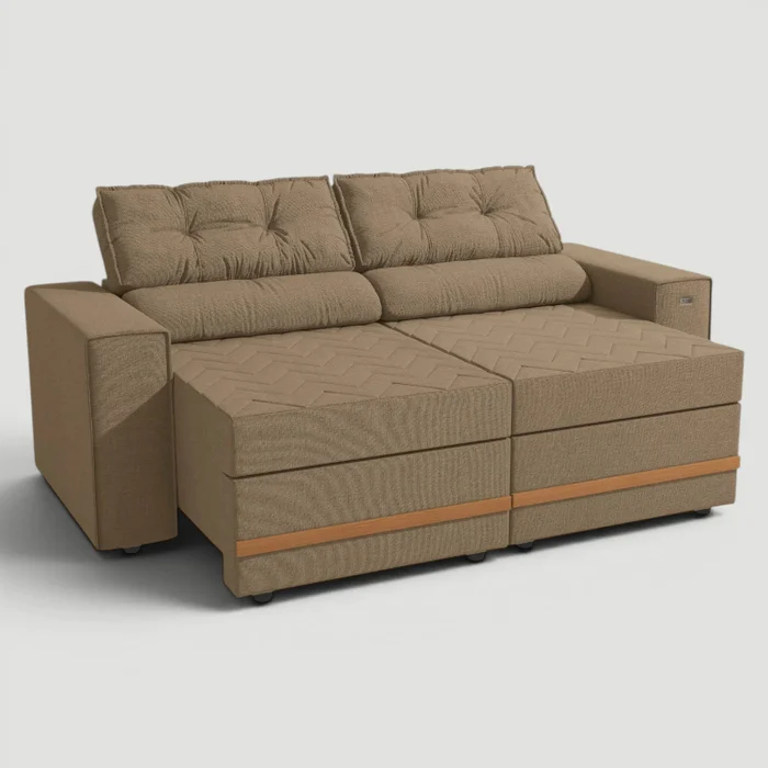Sofa Havana 206CM - Retractil/Reclinable en Beige - Sillones y sofás, Uruguay | Balton, vista 10