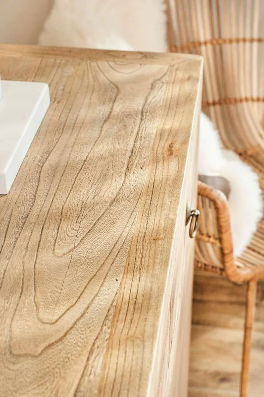 APARADOR DE OLMO MACIZO - 1.50 MTS en Madera natural - Bibliotecas, Uruguay | La Iberica, vista 8