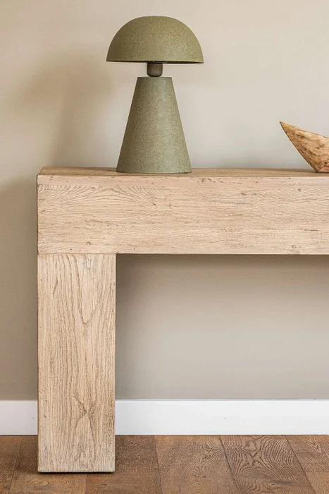 MESA DE ARRIMO / CONSOLA TAURET - 1.80 MTS en Madera natural - Bibliotecas, Uruguay | La Iberica, vista 3