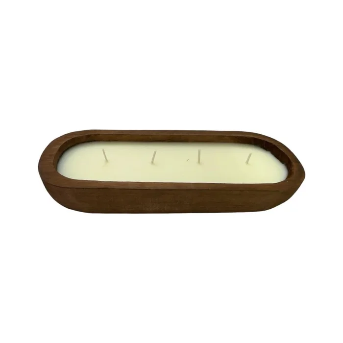 VELA EN MADERA 10x25CM NATURAL en Madera natural - Velas y Portavelas, Uruguay | Decohogar, vista 2