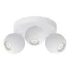 Luminaria De Techo San Nicolas Triple Circular Blanca en Blanco - Lámparas colgantes, Uruguay | Serlux, vista 1 de 3