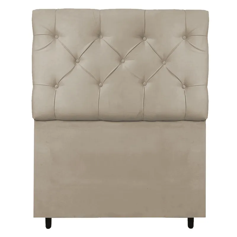 Respaldo Cabecera Luxo 1 plaza - Tela Lino en Beige - Respaldos de cama, Uruguay | Delta Center