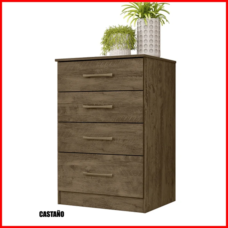 Cajonera 4 cajones – MS913 en Gris - Cómodas, Uruguay | Punto Unión, vista 3