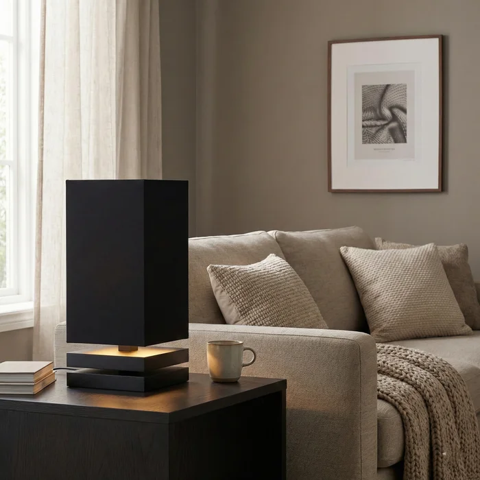 Lámpara de Mesa Zenith Noir Slim en Negro - Lámparas de mesa, Uruguay | La Perla, vista 2