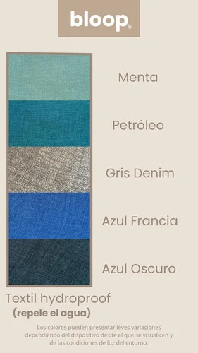 Sofá Teddy - Hydroproof (Tonos verdes y azules) en Verde - Sillones y sofás, Uruguay | Bloop Home, vista 6