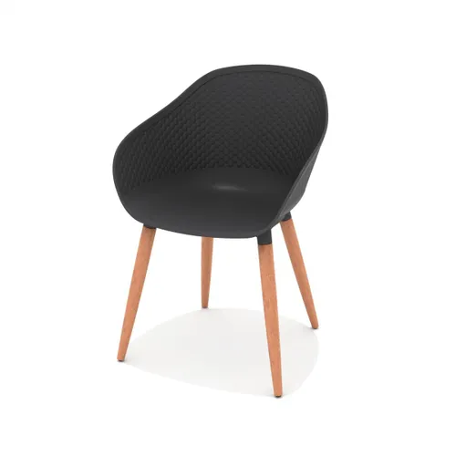 Silla de exterior - Antibes en Negro - Muebles para el exterior, Uruguay | Rústico Hogar