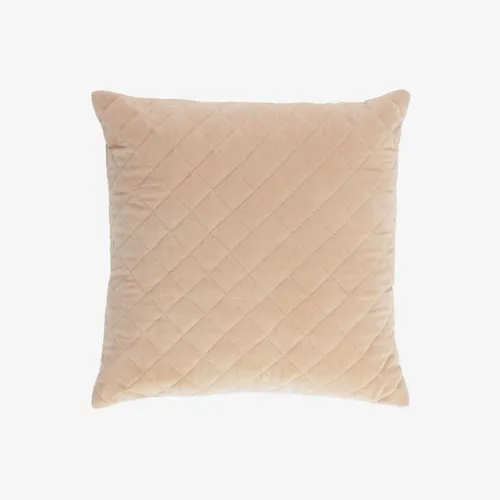 Almohadón Carmin 45 x 45 cm terciopelo rosa rombos en Rosa - Textiles, Uruguay | Kavehome