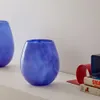Jarrón Kelse de vidrio azul 21 cm en Azul - Jarrones, Uruguay | Kavehome, vista 2 de 5