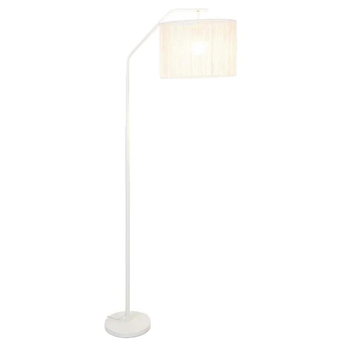 Lámpara De Pie Metal Blanco Lf95504 en Blanco - Lámparas de pie, Uruguay | Divino, vista 2