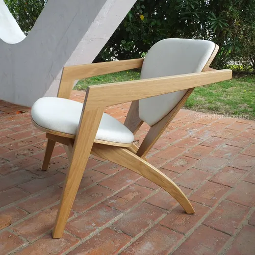 Butterfly Chair | Hans Wegner en Madera natural - Butacas, banquetas y puffs, Uruguay | Mad for Modern