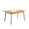 Mesa de comedor Extensible - Madera maciza 120 a 150 cm Elan - Línea S en Madera natural - Mesas de comedor, Uruguay | Ecowood, vista 2 de 5