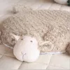 Alfombra Infantil Estilo Nordico Diseño Oveja en Blanco, Marr\u00f3n claro - Textiles, Uruguay | Iluminaras, vista 8 de 11
