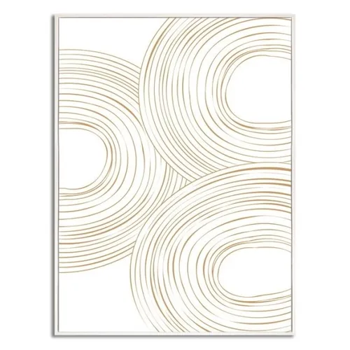 CUADRO CANVAS 30x40cm MARCO FIGURAS BEIGE 1 en Beige - Decoración de pared, Uruguay | Decohogar