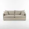 Sofá Snow con Funda - Tela Rústica - 3 cuerpos - TD5263-1636 (Capuccino) en Beige - Sillones y sofás, Uruguay | NYR, vista 2 de 5