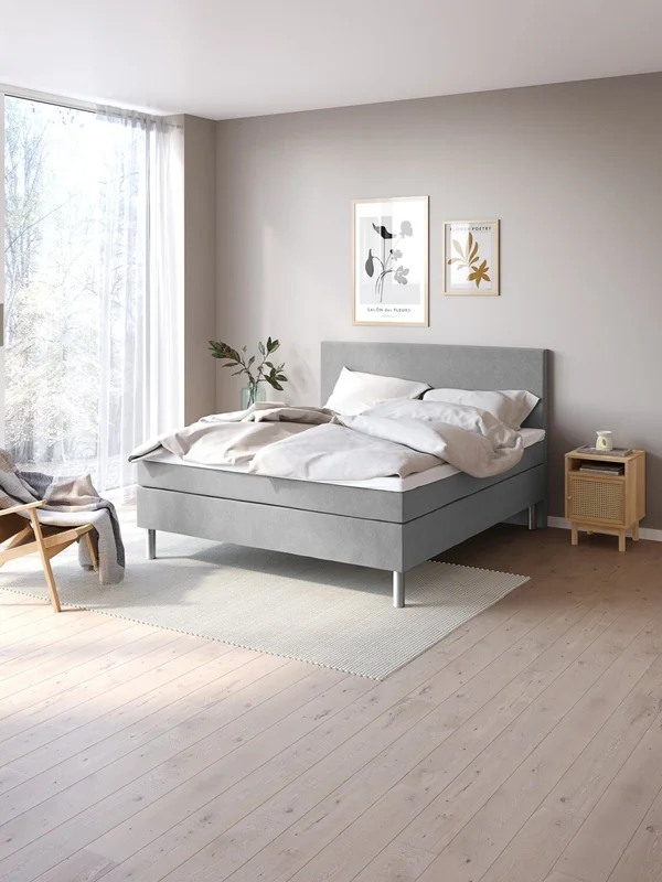 Respaldo liso 180x115 H10 gr-22 en Gris - Respaldos de cama, Uruguay | JYSK, vista 3