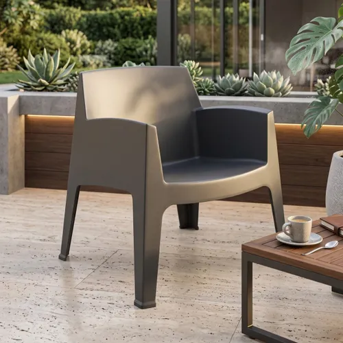 Silla de Exterior Master - Negro en Negro - Muebles para el exterior, Uruguay | Rústico Hogar