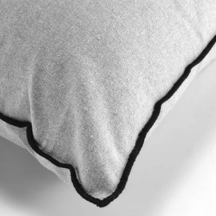 Almohadón Gris Algodón Mistraline en Gris - Textiles, Uruguay | Divino, vista 4
