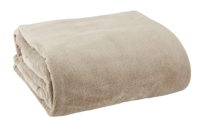 Manta DRAGEHODE fleece 140x200 topo en Beige - Textiles, Uruguay | JYSK