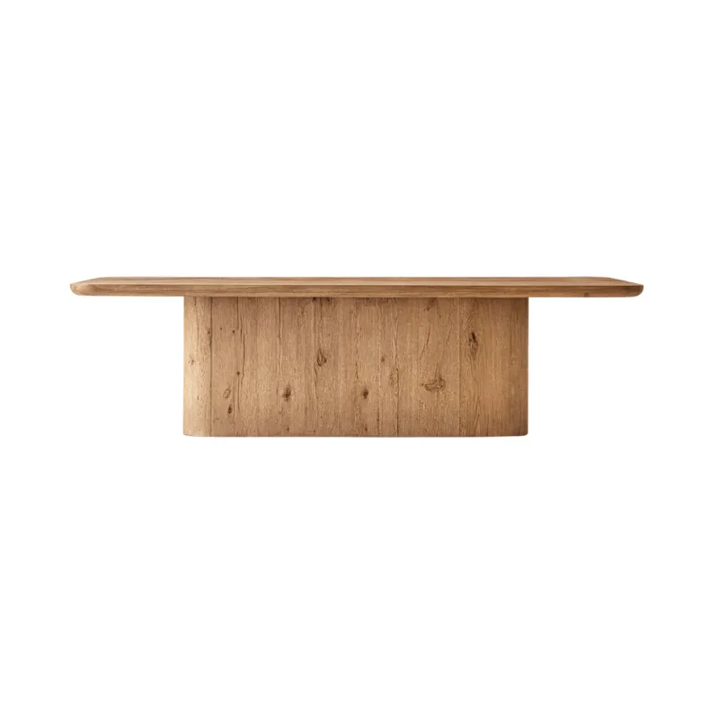 MESA COMEDOR OSLO RECT en Madera natural - Mesas de comedor, Uruguay | Masinfinito Casa