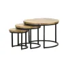 M-102 Juego de mesas nido 70x70x47 en Madera natural - Mesas de living, Uruguay | Victoriana, vista 1 de 3