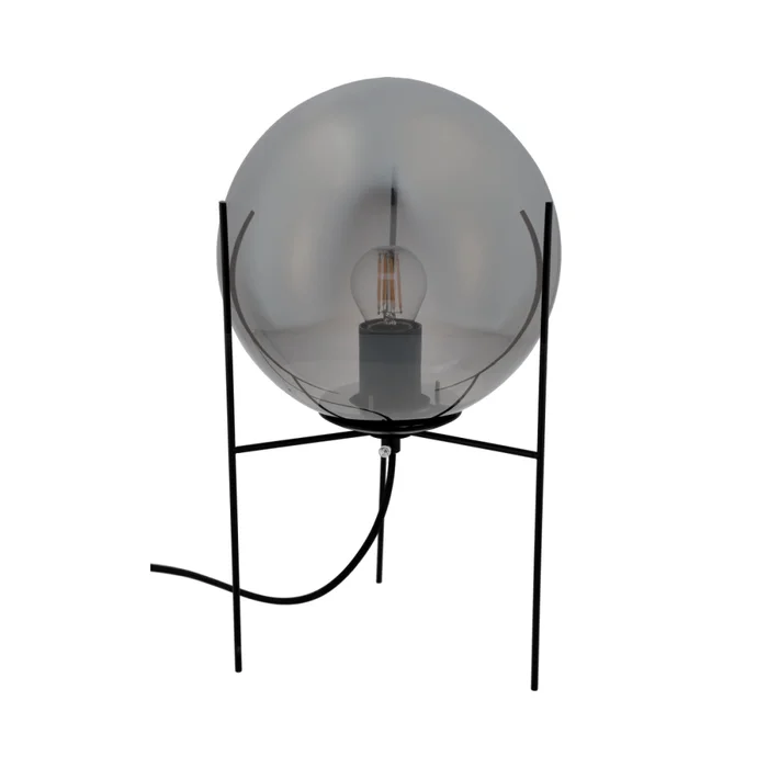 Luminaria de Mesa Pireo Negro en Negro - Lámparas de mesa, Uruguay | Serlux