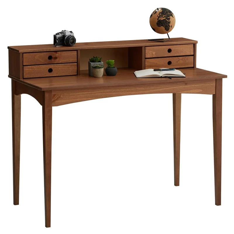 Escritorio 110cm Milan - Madera Maciza en Madera natural - Escritorios, Uruguay | Balton, vista 17